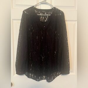 Torrid Black Lace shirt
